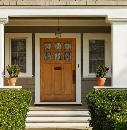 Entry door installation