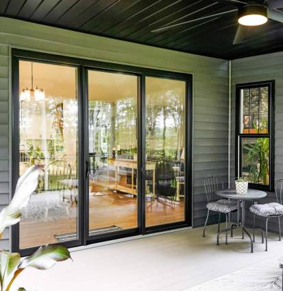 Black Sliding Patio Doors